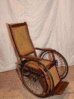 Wooden wheel chair Image