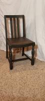 Black Dining room chairs 1940s Image