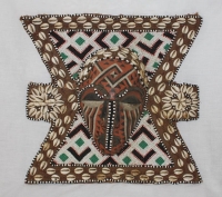 Kuba Mask with Beadwork Collar from the Congo Image