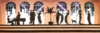 Art deco backdrop Image