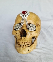 Human Skull with Diamonds image 2