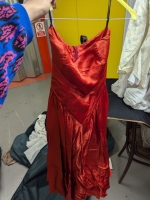 Red 80s prom dress/ costume photo - Set-Exchange.co.uk