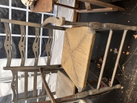 Assorted wooden chairs inc. one rocking chair image 4