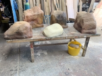 5 Stage rocks - polystyrene and styroplast image 2